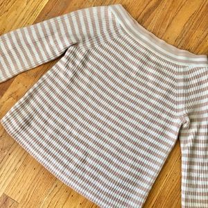 J Crew Striped Swearer